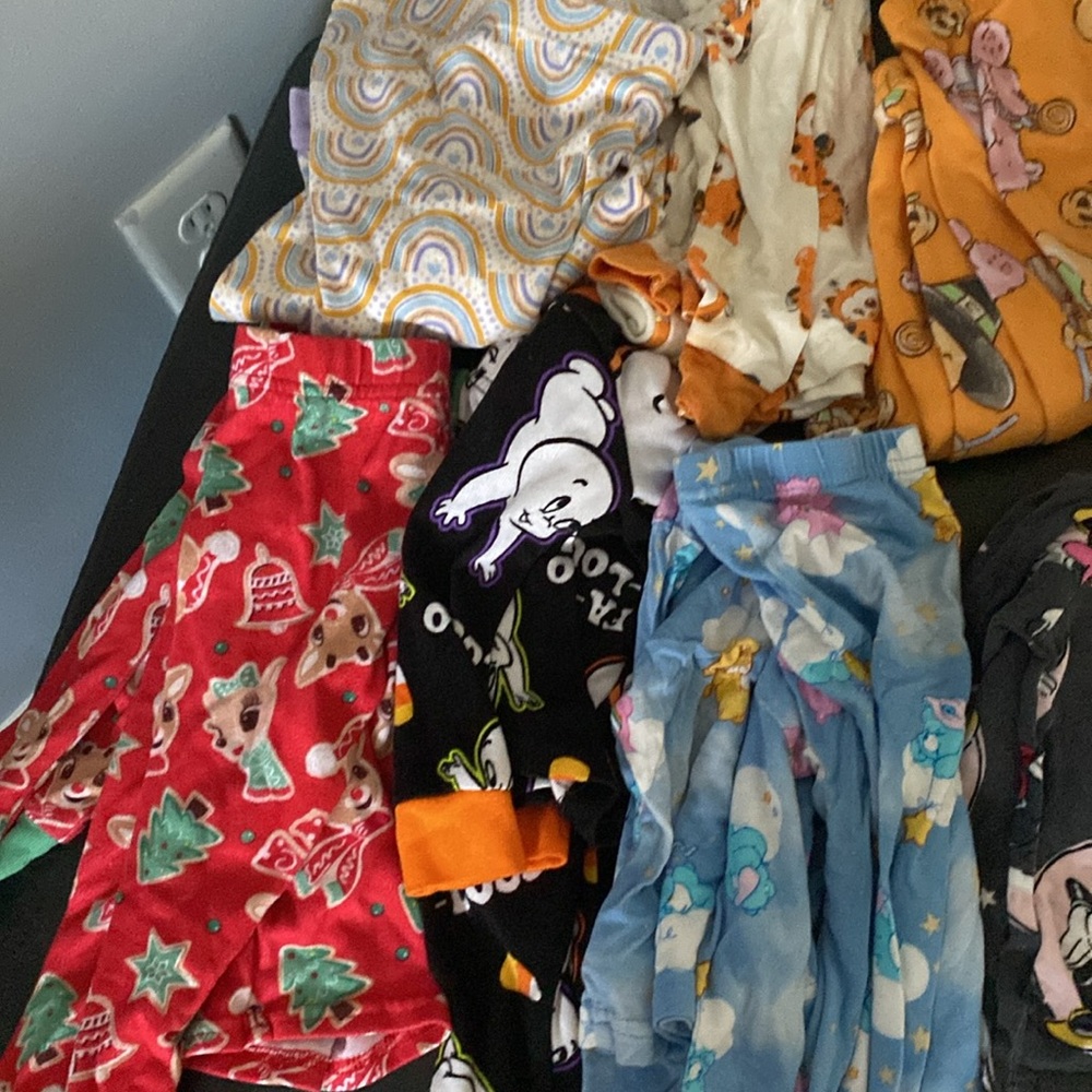 Colorful Cartoon Character Pajama Set - Picture 2 of 3